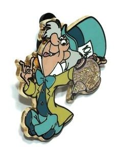 Disney Pin Trading Alice In Wonderland Mad Hatter Glitter Tea Pot Cast Member LE - Picture 1 of 1