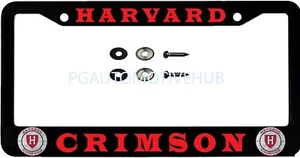 License Plate Stainless Steel Vinyl Lettering FOR HARVARD CRIMSON - Picture 1 of 3