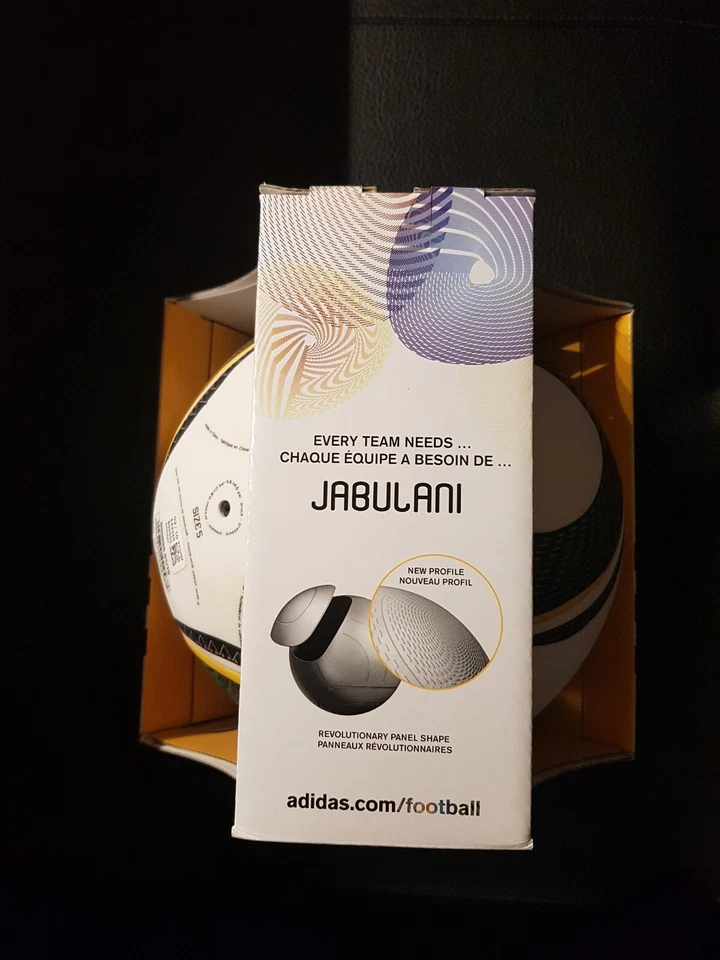 adidas Jabulani OMB FIFA World Cup 2010 Fußball - White/Black (E42040)