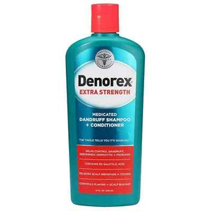 Denorex Extra Strength Anti Dandruff Shampoo & Conditioner Treatment (10oz) 3% S - Picture 1 of 5