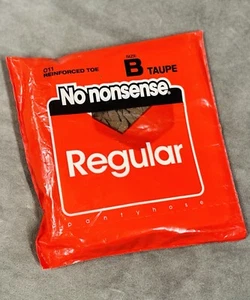 Pantimedias de Colección No Nonsense Regular Puntera Reforzada 011 TAUPE Talla B Nuevas en Caja - Imagen 1 de 3