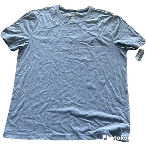 Nautica Sleepwear T Shirt Men's Size XL Navy Blue Short Sleeve Cotton Blend Tee - Picture 1 of 10