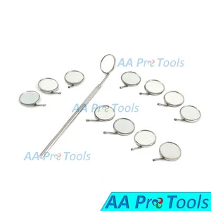 200 pcs Dental Mouth Mirror #5 with 05 Handle Excellent Quality - Picture 1 of 2