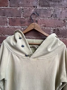 Kapital Mens Hoodie Sweatshirt, Sz 2, Distressed Yellow 100% Cotton Japan - Picture 1 of 11
