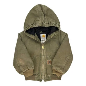 Age 4 Carhartt Jacket - Small Khaki Cotton - Picture 1 of 8