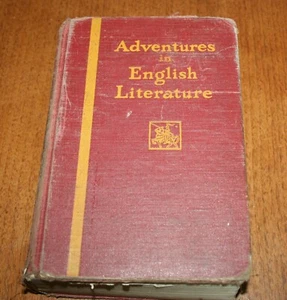 1931 ADVENTURES IN ENGLISH LITERATURE Hardcover ?First Edition? - Imagen 1 de 12