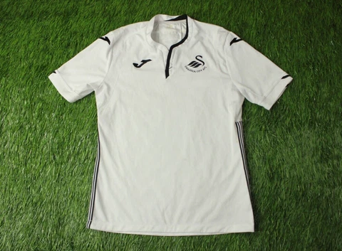 SWANSEA CITY 2018/2019 FOOTBALL SOCCER SHIRT JERSEY HOME JOMA ORIGINAL SIZE M Cover