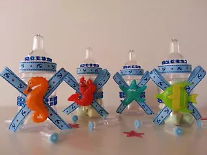 12 Fillable Bottles Baby Shower Under The Sea Favors Nautical Sailor Prizes Game - Picture 1 of 12