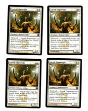 4x Auriok Edgewright EX Scars of Mirrodin Mtg Magic EDH 4x x4