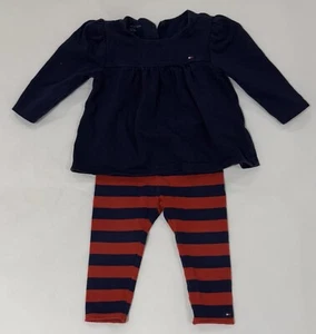 Tommy Hilfiger Baby Girls Top & Leggings Set Size 9-12 Months - Picture 1 of 3