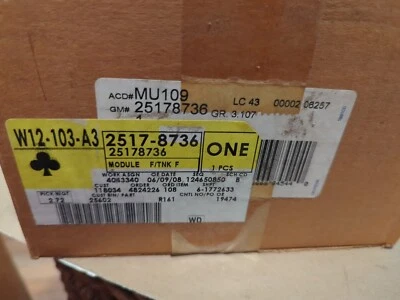 НОВЫЙ OEM GM NOS 97-99 CHEVY ASTRO GMC SAFARI 4,3 Л V6 МОДУЛЬ ТОПЛИВНОГО НАСОСА 25178736 - Изображение 1 из 4