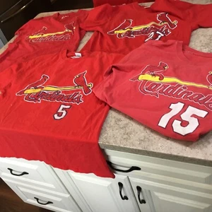 Vintage St. Louis Cardinal Shirts Jersey Tees Pujols Rolen Edmonds Collection - Bild 1 von 9