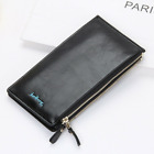 Long Leather Wallet Multi-Card Holder Purse Phone Bag Handbag for Men Women Gift