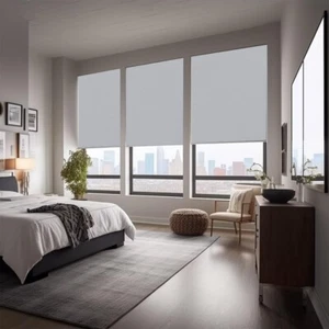 70% Blackout Roller Window Shades, Room Darkening Window Blinds 24" X 79" - Picture 1 of 6