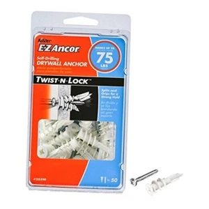 ITW Brands 25310 50 pack 75lb Drywall Anchor - Picture 1 of 3