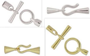 Glue In Clasp Sets - various styles - small & large - Picture 1 of 14