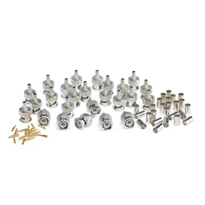 BNC Crimp Type Plug (6mm) (For RG58) (25Pc Pack) - Picture 1 of 2