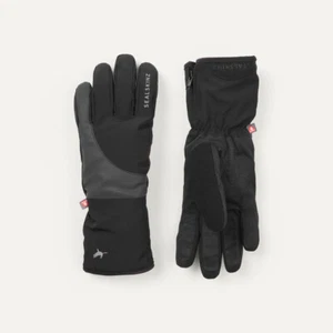 SealSkinz Marsham Waterproof Cold Weather Reflective Cycle Gloves - Black - Picture 1 of 3