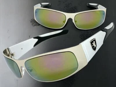 Gafas de sol contemporáneas elegantes modernas deportivas envolventes elegantes de moda de moda para hombre Foto 1 de 4
