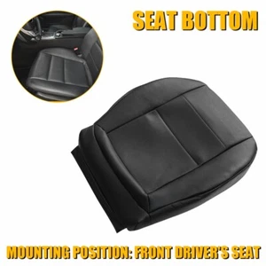 Front Driver Bottom Leather Seat Cover Black For 2008-2014 Mercedes Benz C250 - Bild 1 von 11