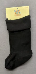 HARPER CANYON FLEECE RAINBOW BOOT LINER KIDS SMALL BOOT SIZE 10-11 BLACK - Picture 1 of 3