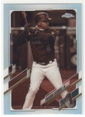 Eduardo Escobar 2021 Topps Chrome Refractor Sepia #73 Diamondbacks - Image 1 of 2