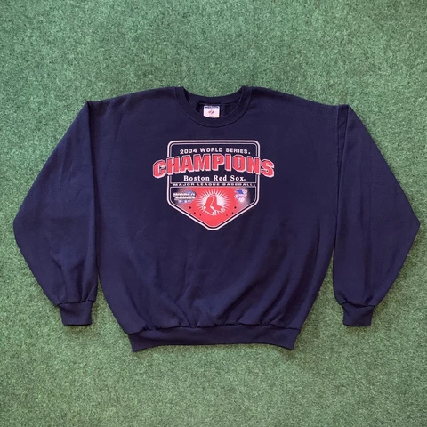 Vintage Boston Red Sox 2004 World Series Champions Sweatshirt Men’s Size XL MLB Cover