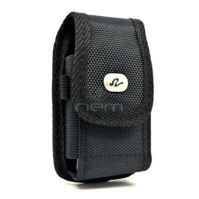 Funda negra vertical resistente resistente con clip para cinturón para Nokia Lumia 830 Foto 1 de 4
