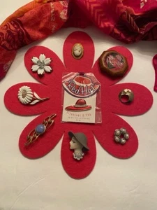 ROTE MÜTZE PINS Kostümschmuck - 9 Pins - Bild 1 von 1