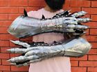 Medieval gloves set Steel armor gloves set Costume gloves gauntlets gift item