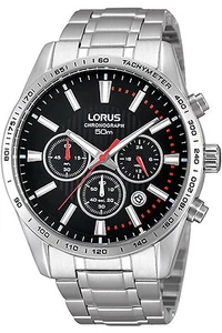 LORUS RT343DX-9, Herren Chronograph, Quarz, Edelstahlgehäuse, Brandneu, 50m WR - Bild 1 von 2