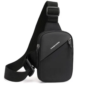 Mini Sling Bag Men Small Crossbody Bag Women Fanny Packs Casual Phone Chest Bag - Picture 1 of 7