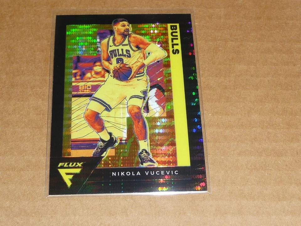 2020/21 Panini Flux TARGET BLACK PULSAR PRIZM NIKOLA VUCEVIC BULLS M612 - Image 1 of 1