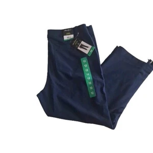 Eddie Bauer Women's Ripstop Stretch Capri Pants Stormrepel Pocket Blue Size 12 - Picture 1 of 5