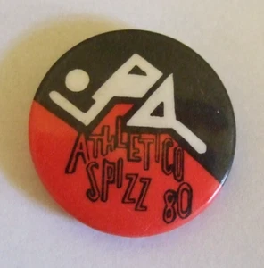 Prendedor insignia botón pequeño vintage ATHLETICO SPIZZ 80 Spizzles Spizz Energy - Imagen 1 de 3