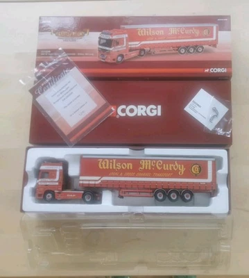 Corgi CC13246 - Wilson McCurdy - DAF XF Curtainside - 1:50 Scale - NEW from 2007 - Image 1 of 4