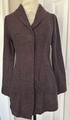 Chaqueta de montar Babette para mujer bolsillos delanteros tejido texturizado vintage EE. UU. XS sin forro Foto 1 de 4