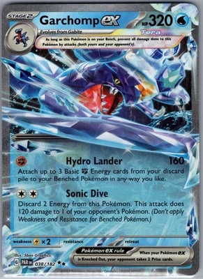 Garchomp ex 038/182 SV04: Paradox Rift - Pokemon Card - NM - Image 1 of 2