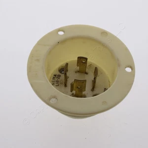 Bryant Twist Locking Flanged Inlet Plug L18-20P 20A 120/208V 3ØY Bulk 71820MB - Picture 1 of 5