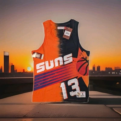 Steve Nash Phoenix Suns Mitchell & Ness HWC Tie-Dye Tank Jersey Size S NWT $90  - Image 1 of 4
