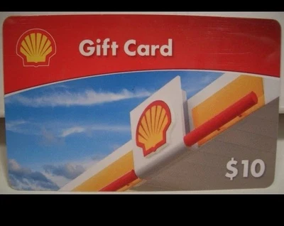SHELL Scallop Seashell Logo Marquee ( 2024-2025 ) Gift Card ( $0 - NO VALUE  ) - Image 1 of 2