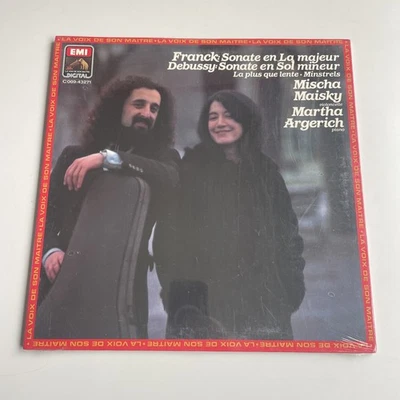 MAISKY, ARGERICH - FRANCK & DEBUSSY piano & cello sonatas EMI LP SEALED - Photo 1/4