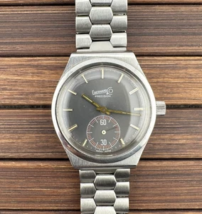 Orologio Uomo Eberhard Precision vintage anni 1960 Acciaio Carica Manuale Unitas - Imagen 1 de 14
