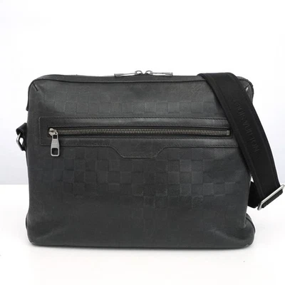 Bolsa LOUIS VUITTON LV Damier Infini Calypso MM ônix N41201 DU0174 autêntica #54189A - Imagem 1 de 4