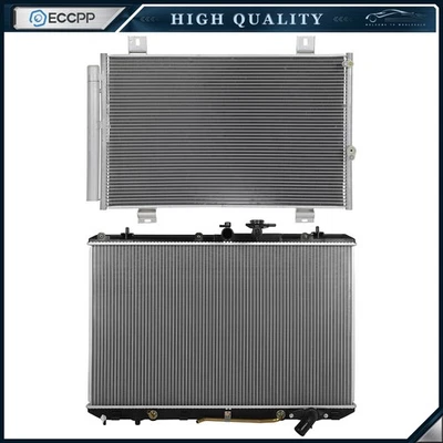 Aluminum Radiator & AC Condenser Cooling Kit For 2009-2013 Toyota Highlander - Изображение 1 из 4