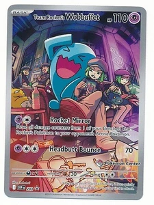TEAM ROCKETS WOBBUFFET #203 POKEMON CENTER STAMPED BLACK STAR PROMO MINT - Picture 1 of 2