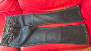 Next womens dark blue flared jeans size 10 uk regular - Picture 1 of 3