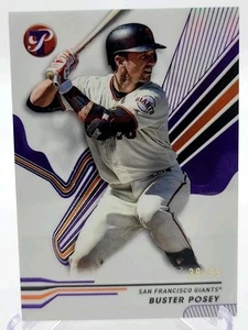 2024 Topps Pristine - Purple Refractor #124 Buster Posey 38/99 - Picture 1 of 3