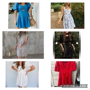 Vestique Boutique Lot Of 6 Dresses Cocktail Casual Sweater - Picture 1 of 7