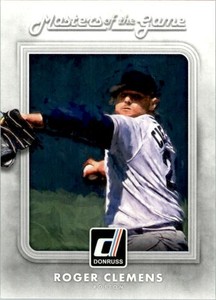 2016 Donruss Masters of the Game Boston Red Sox Baseball Card #2 Roger Clemens